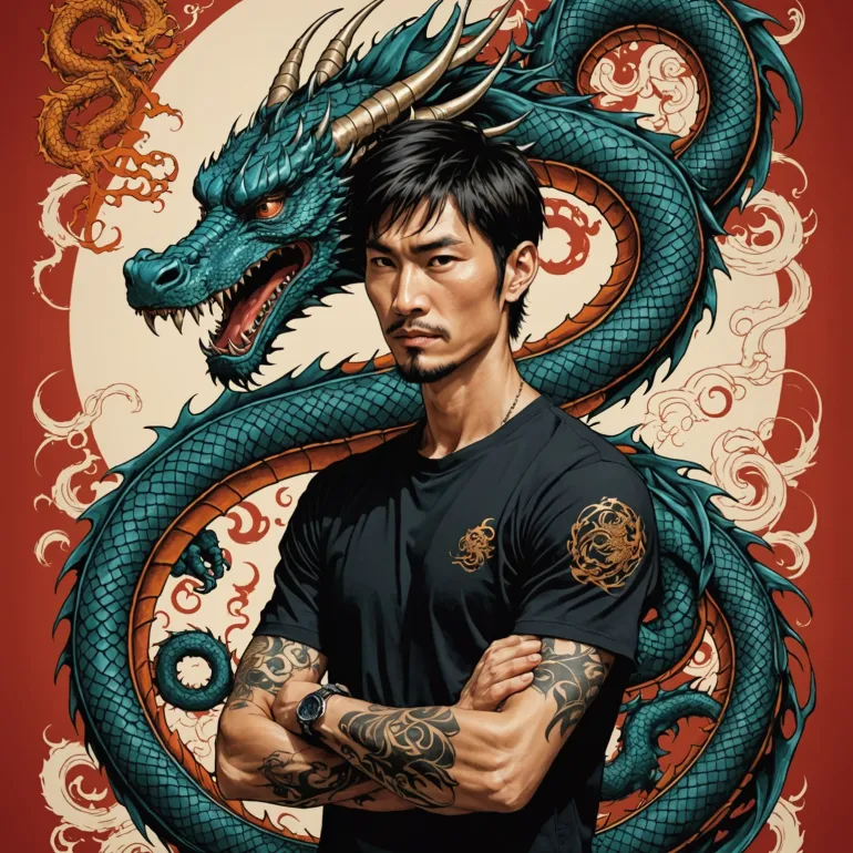 Тату дракона на руку: символ силы и индивидуальности